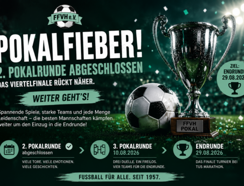 2. Pokalrunde abgeschlossen – Der Kampf um den FFVH-Pokal geht weiter